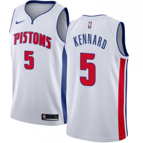 Womens Nike Detroit Pistons 5 Luke Kennard Authentic White Home NBA Jersey Association Edition Womens Nike Detroit Pistons 5 Luke Kennard Authentic White Home NBA Jersey Association Edition