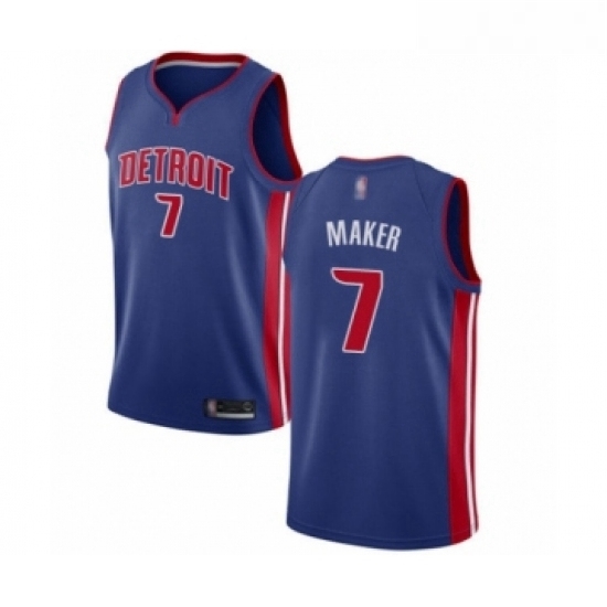 Youth Detroit Pistons 7 Thon Maker Swingman Royal Blue Basketball Jersey Icon Edition Youth Detroit Pistons 7 Thon Maker Swingman Royal Blue Basketball Jersey Icon Edition