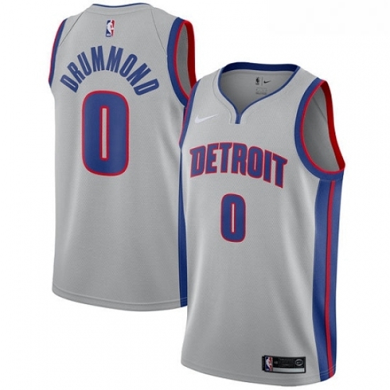 Youth Nike Detroit Pistons 0 Andre Drummond Authentic Silver NBA Jersey Statement Edition Youth Nike Detroit Pistons 0 Andre Drummond Authentic Silver NBA Jersey Statement Edition