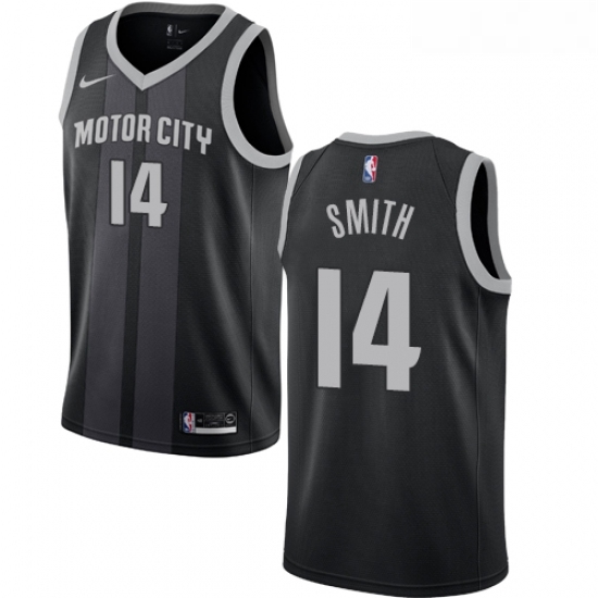 Youth Nike Detroit Pistons 14 Ish Smith Swingman Black NBA Jersey City Edition Youth Nike Detroit Pistons 14 Ish Smith Swingman Black NBA Jersey City Edition