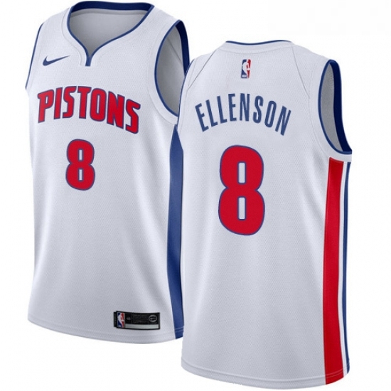 Youth Nike Detroit Pistons 8 Henry Ellenson Authentic White Home NBA Jersey Association Edition Youth Nike Detroit Pistons 8 Henry Ellenson Authentic White Home NBA Jersey Association Edition