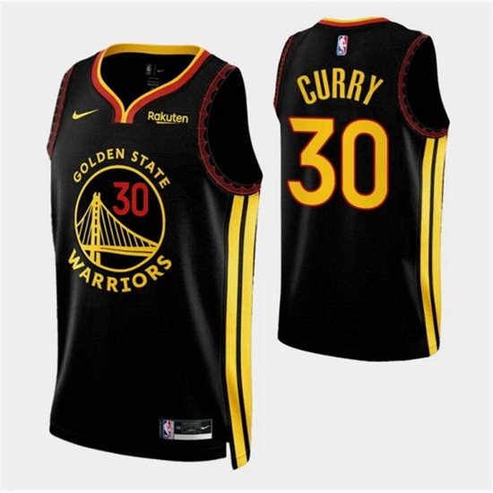 Men Golden State Warriors 30 Stephen Curry Black 2023 24 City Edition Stitched Basketball Jerseys Men Golden State Warriors 30 Stephen Curry Black 2023 24 City Edition Stitched Basketball Jerseys