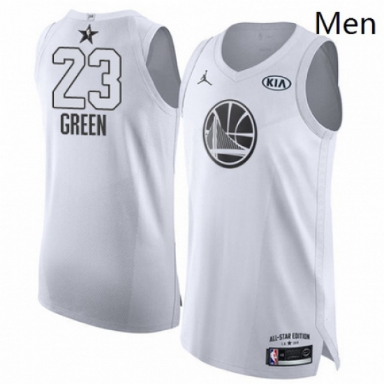 Mens Nike Jordan Golden State Warriors 23 Draymond Green Authentic White 2018 All Star Game NBA Jersey Mens Nike Jordan Golden State Warriors 23 Draymond Green Authentic White 2018 All Star Game NBA Jersey