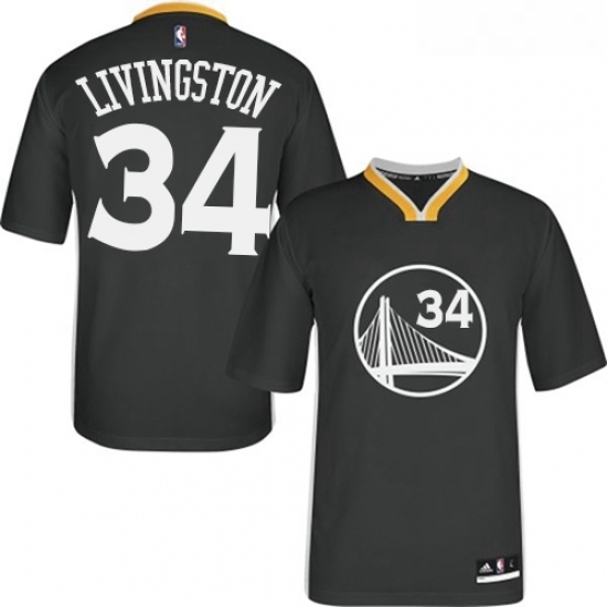Womens Adidas Golden State Warriors 34 Shaun Livingston Authentic Black Alternate NBA Jersey Womens Adidas Golden State Warriors 34 Shaun Livingston Authentic Black Alternate NBA Jersey