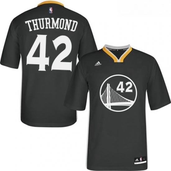 Womens Adidas Golden State Warriors 42 Nate Thurmond Authentic Black Alternate NBA Jersey Womens Adidas Golden State Warriors 42 Nate Thurmond Authentic Black Alternate NBA Jersey