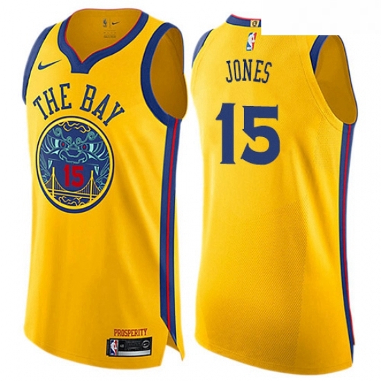 Womens Nike Golden State Warriors 15 Damian Jones Swingman Gold NBA Jersey City Edition Womens Nike Golden State Warriors 15 Damian Jones Swingman Gold NBA Jersey City Edition