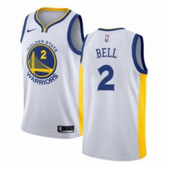 Womens Nike Golden State Warriors 2 Jordan Bell Swingman White Home NBA Jersey Association Edition Womens Nike Golden State Warriors 2 Jordan Bell Swingman White Home NBA Jersey Association Edition