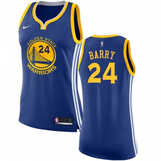 Womens Nike Golden State Warriors 24 Rick Barry Swingman Royal Blue Road NBA Jersey Icon Edition Womens Nike Golden State Warriors 24 Rick Barry Swingman Royal Blue Road NBA Jersey Icon Edition
