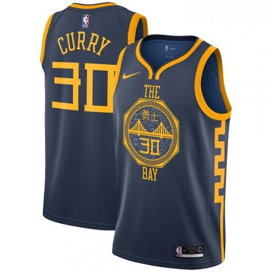 Womens Nike Golden State Warriors 30 Stephen Curry Swingman Navy Blue NBA Jersey City Edition Womens Nike Golden State Warriors 30 Stephen Curry Swingman Navy Blue NBA Jersey City Edition