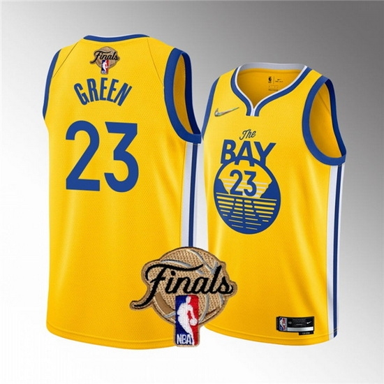 Youth Golden State Warriors 23 Draymond Green 2022 Yellow NBA Finals Stitched Jersey Youth Golden State Warriors 23 Draymond Green 2022 Yellow NBA Finals Stitched Jersey