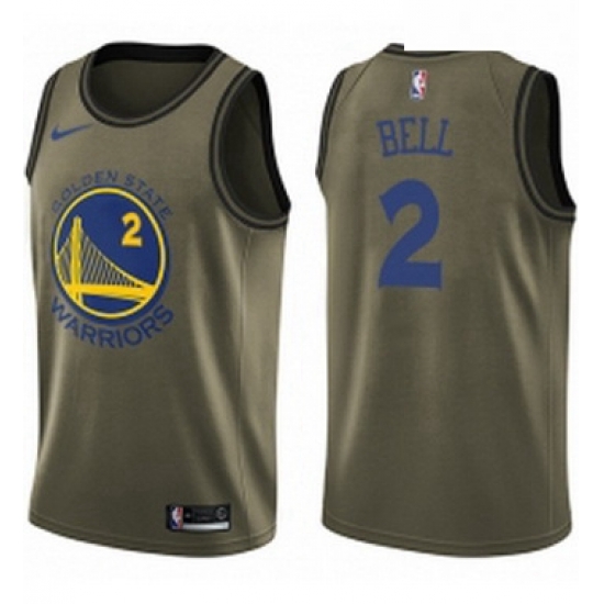 Youth Nike Golden State Warriors 2 Jordan Bell Swingman Green Salute to Service NBA Jersey Youth Nike Golden State Warriors 2 Jordan Bell Swingman Green Salute to Service NBA Jersey