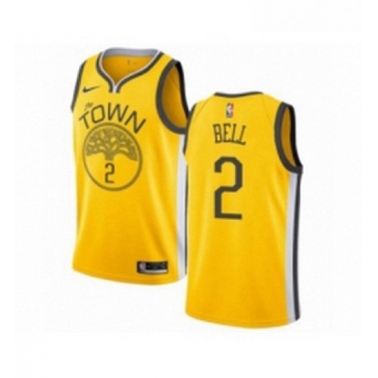 Youth Nike Golden State Warriors 2 Jordan Bell Yellow Swingman Jersey Earned Edition Youth Nike Golden State Warriors 2 Jordan Bell Yellow Swingman Jersey Earned Edition
