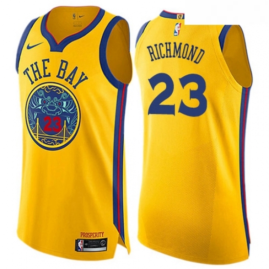 Youth Nike Golden State Warriors 23 Mitch Richmond Swingman Gold NBA Jersey City Edition Youth Nike Golden State Warriors 23 Mitch Richmond Swingman Gold NBA Jersey City Edition