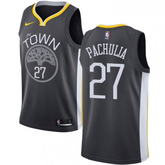 Youth Nike Golden State Warriors 27 Zaza Pachulia Swingman Black Alternate NBA Jersey Statement Edition Youth Nike Golden State Warriors 27 Zaza Pachulia Swingman Black Alternate NBA Jersey Statement Edition