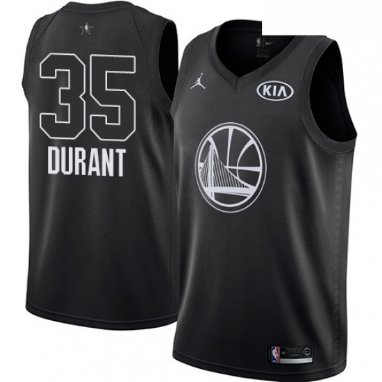 Youth Nike Jordan Golden State Warriors 35 Kevin Durant Swingman Black 2018 All Star Game NBA Jersey Youth Nike Jordan Golden State Warriors 35 Kevin Durant Swingman Black 2018 All Star Game NBA Jersey