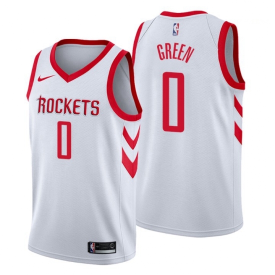 Men Nike Houston Rockets 0 Jalen Green White NBA Swingman Association Edition Jersey Men Nike Houston Rockets 0 Jalen Green White NBA Swingman Association Edition Jersey