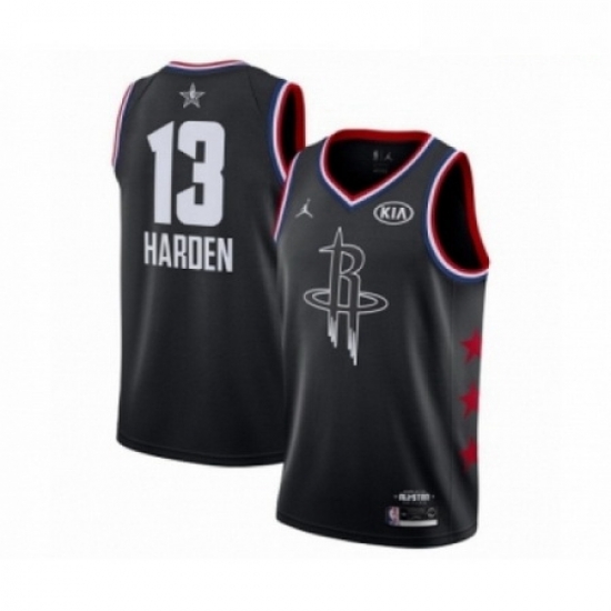 Mens Jordan Houston Rockets 13 James Harden Swingman Black 2019 All Star Game Basketball Jersey Mens Jordan Houston Rockets 13 James Harden Swingman Black 2019 All Star Game Basketball Jersey