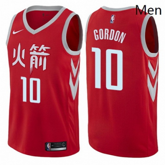 Mens Nike Houston Rockets 10 Eric Gordon Authentic Red NBA Jersey City Edition Mens Nike Houston Rockets 10 Eric Gordon Authentic Red NBA Jersey City Edition