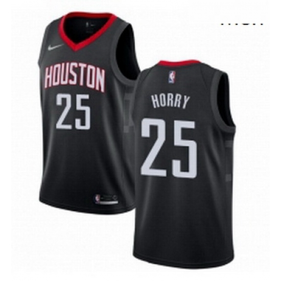 Mens Nike Houston Rockets 25 Robert Horry Swingman Black Alternate NBA Jersey Statement Edition Mens Nike Houston Rockets 25 Robert Horry Swingman Black Alternate NBA Jersey Statement Edition