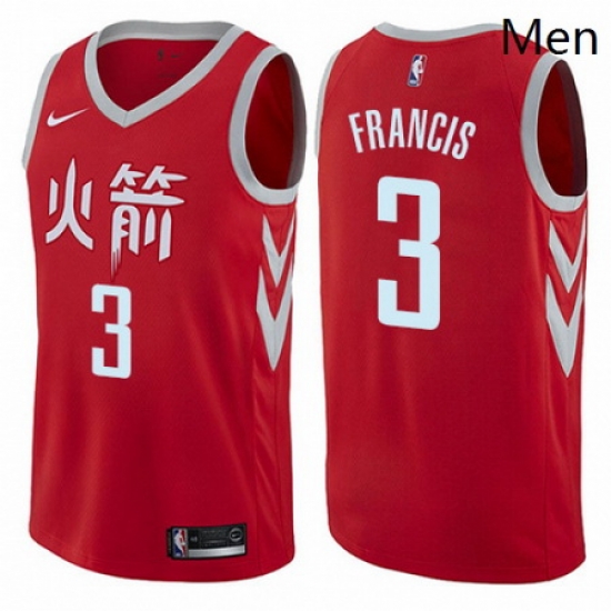 Mens Nike Houston Rockets 3 Steve Francis Swingman Red NBA Jersey City Edition Mens Nike Houston Rockets 3 Steve Francis Swingman Red NBA Jersey City Edition