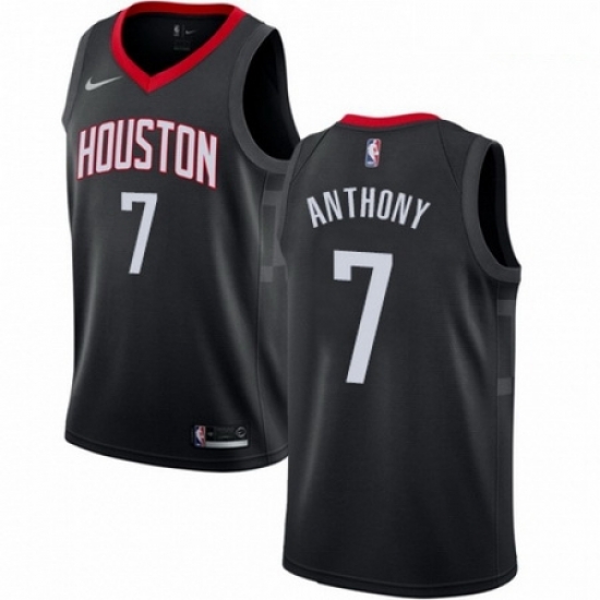 Mens Nike Houston Rockets 7 Carmelo Anthony Authentic Black NBA Jersey Statement Editi Mens Nike Houston Rockets 7 Carmelo Anthony Authentic Black NBA Jersey Statement Editi