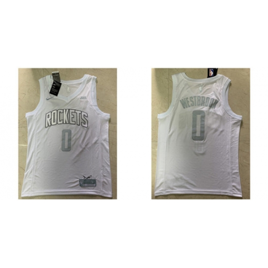 Rockets 0 Russell Westbrook White 2020 Nike MVP Swingman Jersey Rockets 0 Russell Westbrook White 2020 Nike MVP Swingman Jersey
