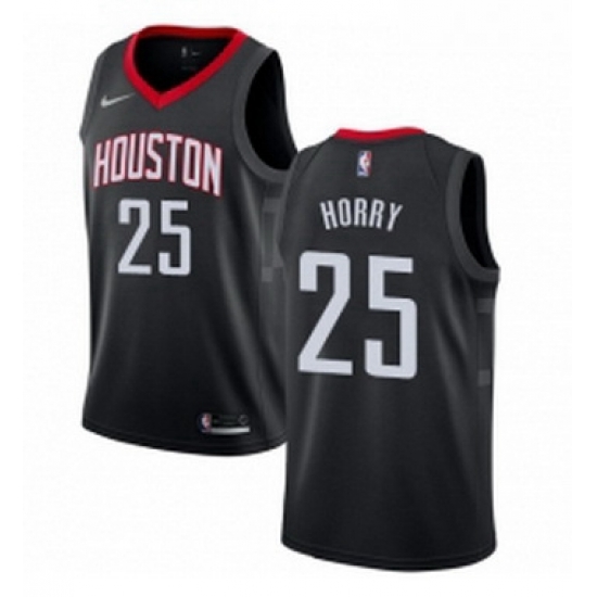 Womens Nike Houston Rockets 25 Robert Horry Swingman Black Alternate NBA Jersey Statement Edition Womens Nike Houston Rockets 25 Robert Horry Swingman Black Alternate NBA Jersey Statement Edition
