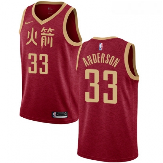 Womens Nike Houston Rockets 33 Ryan Anderson Swingman Red NBA Jersey 2018 19 City Edition Womens Nike Houston Rockets 33 Ryan Anderson Swingman Red NBA Jersey 2018 19 City Edition