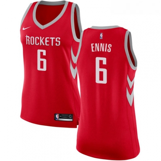 Womens Nike Houston Rockets 6 Tyler Ennis Swingman Red Road NBA Jersey Icon Edition Womens Nike Houston Rockets 6 Tyler Ennis Swingman Red Road NBA Jersey Icon Edition
