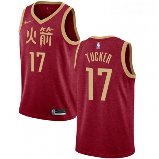 Youth Nike Houston Rockets 17 PJ Tucker Swingman Red NBA Jersey 2018 19 City Edition Youth Nike Houston Rockets 17 PJ Tucker Swingman Red NBA Jersey 2018 19 City Edition