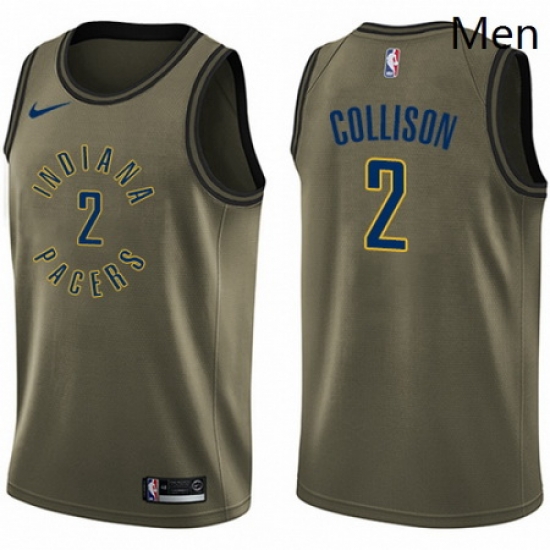 Mens Nike Indiana Pacers 2 Darren Collison Swingman Green Salute to Service NBA Jersey Mens Nike Indiana Pacers 2 Darren Collison Swingman Green Salute to Service NBA Jersey