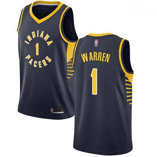 Pacers 1 T.J. Warren Navy Blue Basketball Swingman Icon Edition Jersey Pacers 1 T.J. Warren Navy Blue Basketball Swingman Icon Edition Jersey