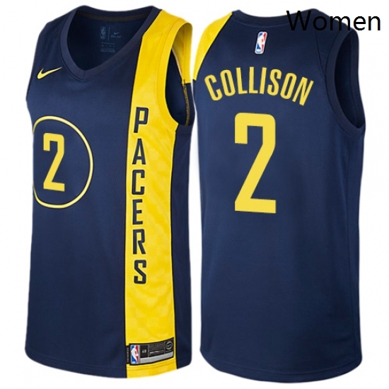 Womens Nike Indiana Pacers 2 Darren Collison Swingman Navy Blue NBA Jersey City Edition Womens Nike Indiana Pacers 2 Darren Collison Swingman Navy Blue NBA Jersey City Edition