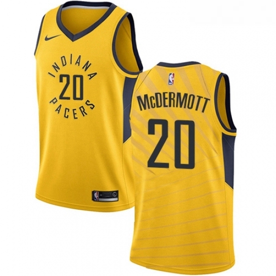 Womens Nike Indiana Pacers 20 Doug McDermott Swingman Gold NBA Jersey Statement Edition Womens Nike Indiana Pacers 20 Doug McDermott Swingman Gold NBA Jersey Statement Edition