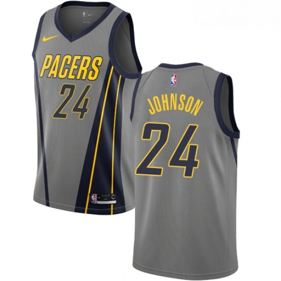 Womens Nike Indiana Pacers 24 Alize Johnson Swingman Gray NBA Jersey City Edition Womens Nike Indiana Pacers 24 Alize Johnson Swingman Gray NBA Jersey City Edition