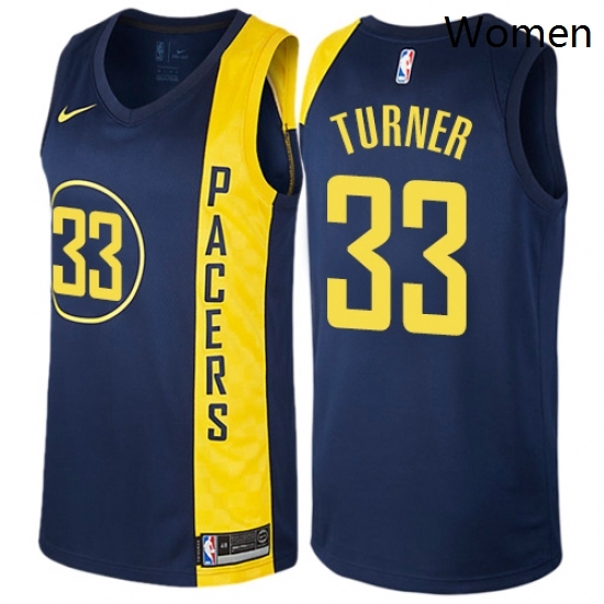 Womens Nike Indiana Pacers 33 Myles Turner Swingman Navy Blue NBA Jersey City Edition Womens Nike Indiana Pacers 33 Myles Turner Swingman Navy Blue NBA Jersey City Edition