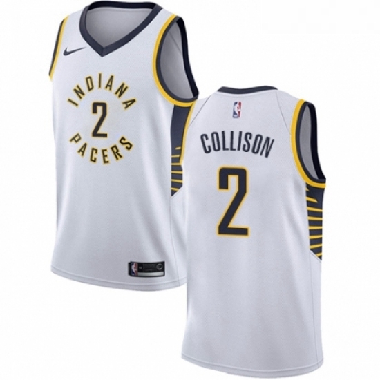 Youth Nike Indiana Pacers 2 Darren Collison Swingman White NBA Jersey Association Edition Youth Nike Indiana Pacers 2 Darren Collison Swingman White NBA Jersey Association Edition