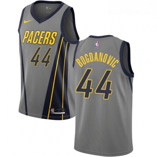 Youth Nike Indiana Pacers 44 Bojan Bogdanovic Swingman Gray NBA Jersey City Edition Youth Nike Indiana Pacers 44 Bojan Bogdanovic Swingman Gray NBA Jersey City Edition