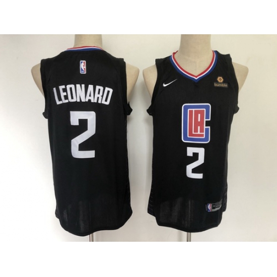 Clippers 2 Kawhi Leonard Black Nike Swingman Jersey Clippers 2 Kawhi Leonard Black Nike Swingman Jersey
