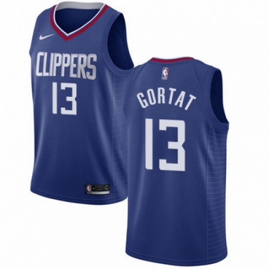 Mens Nike Los Angeles Clippers 13 Marcin Gortat Swingman Blue NBA Jersey Icon Edition Mens Nike Los Angeles Clippers 13 Marcin Gortat Swingman Blue NBA Jersey Icon Edition