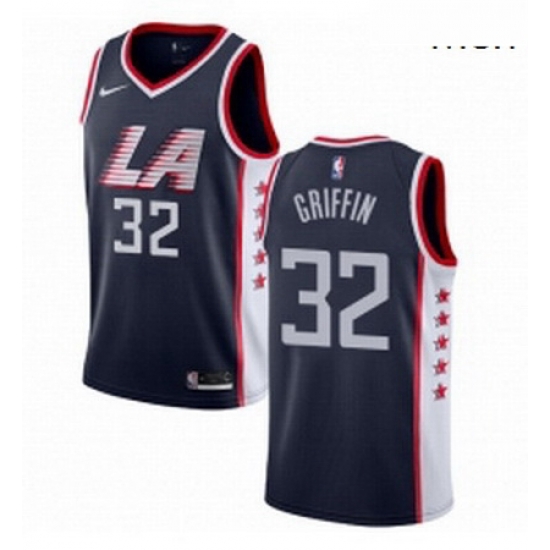 Mens Nike Los Angeles Clippers 32 Blake Griffin Swingman Navy Blue NBA Jersey City Edition Mens Nike Los Angeles Clippers 32 Blake Griffin Swingman Navy Blue NBA Jersey City Edition
