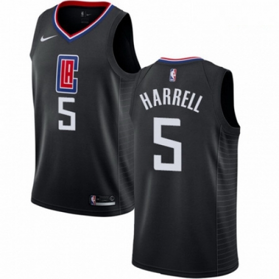 Mens Nike Los Angeles Clippers 5 Montrezl Harrell Swingman Black NBA Jersey Statement Edition Mens Nike Los Angeles Clippers 5 Montrezl Harrell Swingman Black NBA Jersey Statement Edition