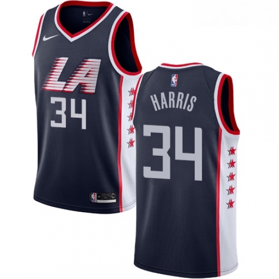 Womens Nike Los Angeles Clippers 34 Tobias Harris Swingman Navy Blue NBA Jersey City Edition Womens Nike Los Angeles Clippers 34 Tobias Harris Swingman Navy Blue NBA Jersey City Edition