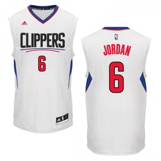 Youth Adidas Los Angeles Clippers 6 DeAndre Jordan Swingman White Home NBA Jersey Youth Adidas Los Angeles Clippers 6 DeAndre Jordan Swingman White Home NBA Jersey