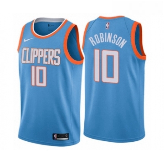 Youth Nike Los Angeles Clippers 10 Jerome Robinson Swingman Blue NBA Jersey City Edition Youth Nike Los Angeles Clippers 10 Jerome Robinson Swingman Blue NBA Jersey City Edition