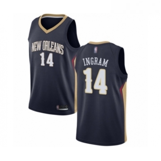 Womens New Orleans Pelicans 14 Brandon Ingram Swingman Navy Blue Basketball Jersey Icon Edition Womens New Orleans Pelicans 14 Brandon Ingram Swingman Navy Blue Basketball Jersey Icon Edition