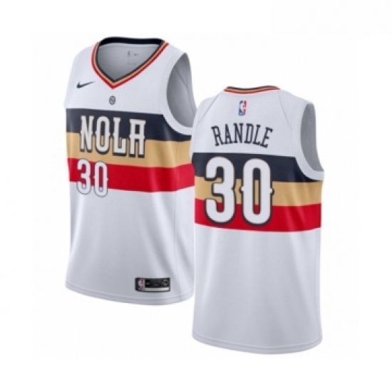 Womens Nike New Orleans Pelicans 30 Julius Randle White Swingman Jersey Earned Edition Womens Nike New Orleans Pelicans 30 Julius Randle White Swingman Jersey Earned Edition