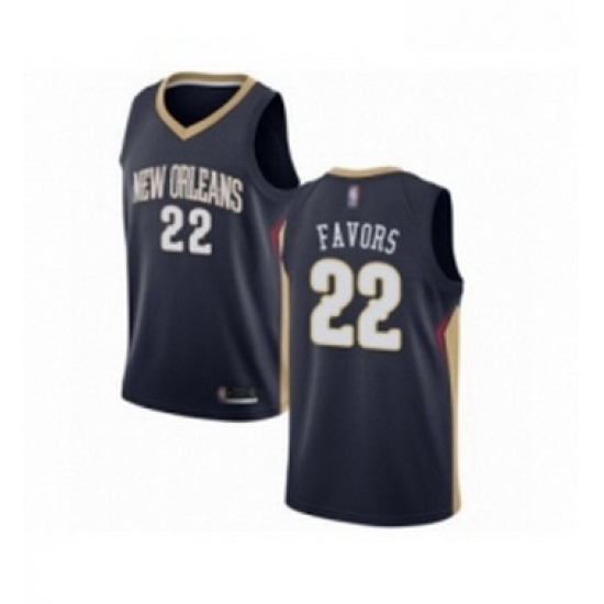 Youth New Orleans Pelicans 22 Derrick Favors Swingman Navy Blue Basketball Jersey Icon Edition Youth New Orleans Pelicans 22 Derrick Favors Swingman Navy Blue Basketball Jersey Icon Edition