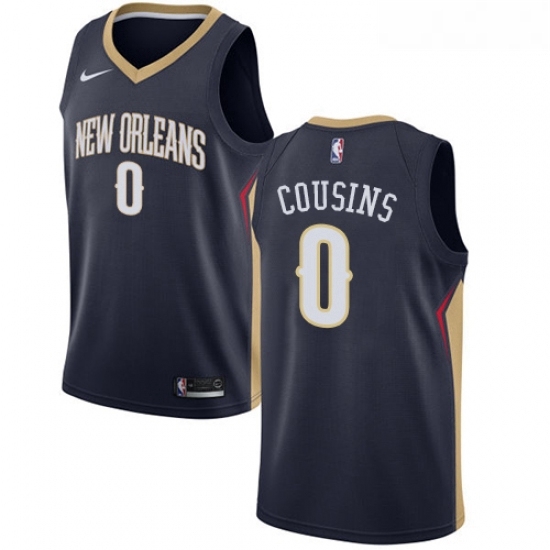 Youth Nike New Orleans Pelicans 0 DeMarcus Cousins Swingman Navy Blue Road NBA Jersey Icon Edition Youth Nike New Orleans Pelicans 0 DeMarcus Cousins Swingman Navy Blue Road NBA Jersey Icon Edition