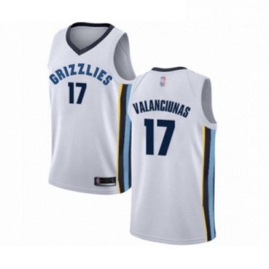 Mens Memphis Grizzlies 17 Jonas Valanciunas Authentic White Basketball Jersey Association Edition Mens Memphis Grizzlies 17 Jonas Valanciunas Authentic White Basketball Jersey Association Edition
